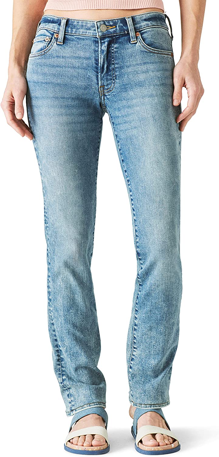 Lucky Brand Women's Mid Rise Sweet Straight Jean