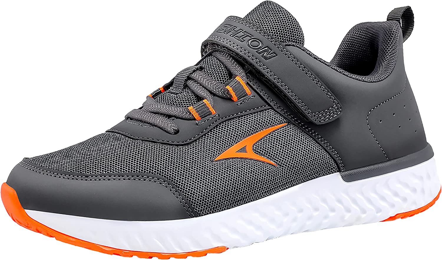 ASHION Boys Sneaker Kids Air Shoes Boys Girls Tennis Running Walking Shoes Arch Support Lightweight Breathable Sport Athletic