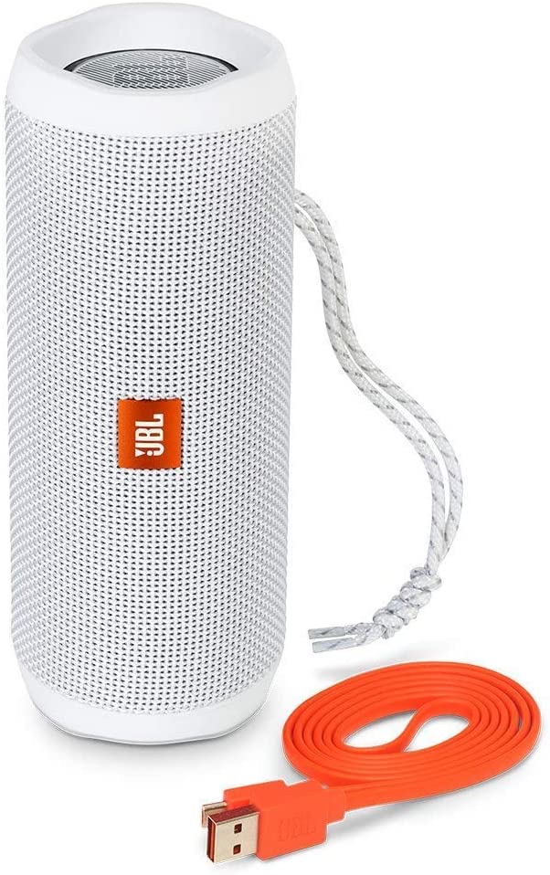 JBL Flip 4 Waterproof Portable Bluetooth Speaker (Black) (Renewed)
