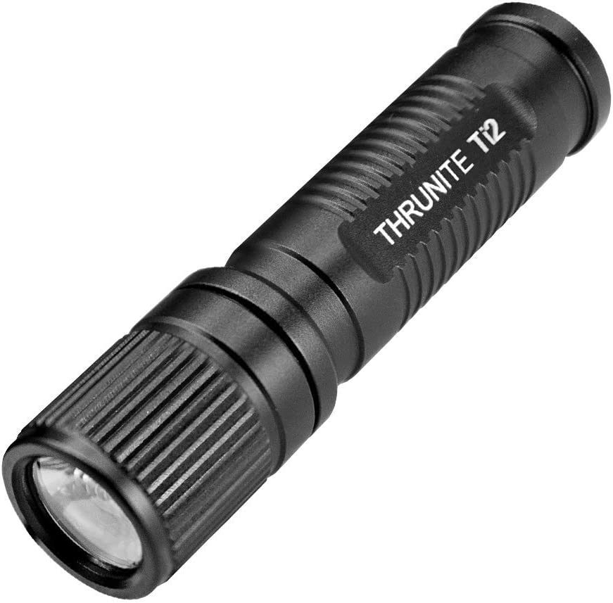 ThruNite Ti2 EDC Flashlight 120 Lumens AAA Battery Keychain Flashlight, Black Cool White - CW