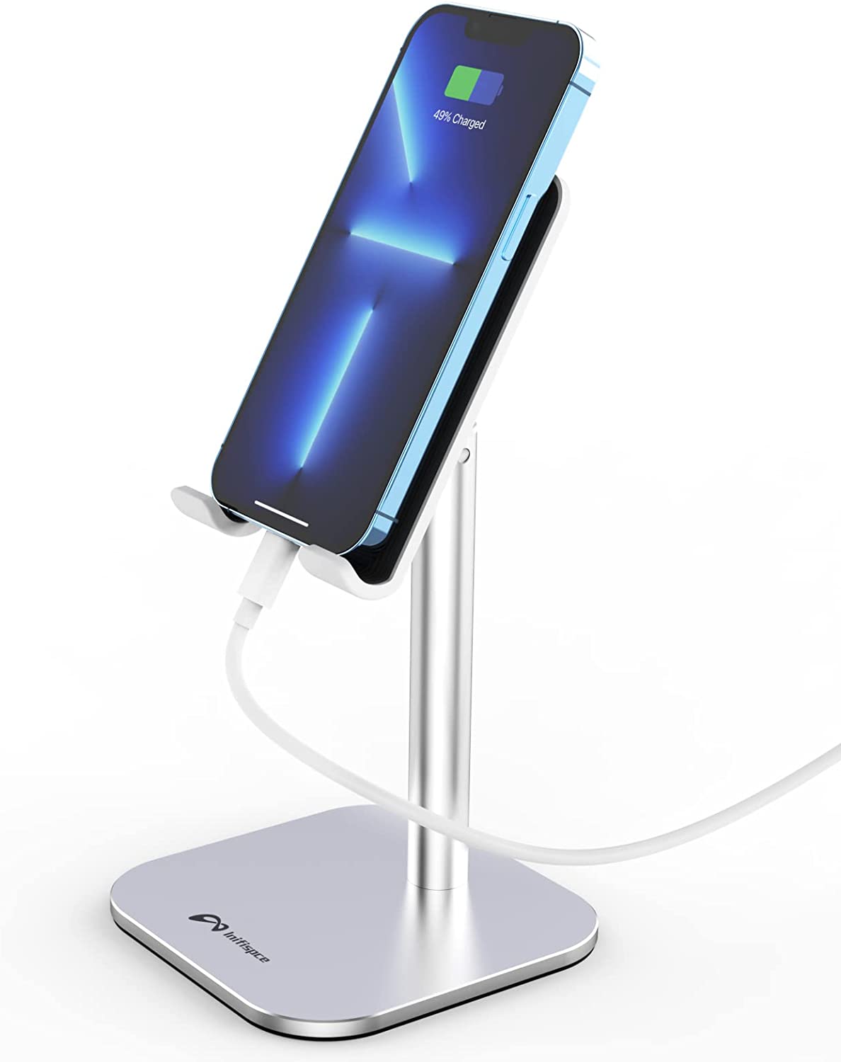 Inifispce Tablet Stand for Desk， Adjustable Aluminum iPad Stand， Tablet Stand Holder for 4.7&#39;&#39;- 13&#39;&#39; Screen Microsoft Surface Pro Series， iPad Pro 11 / 12.9， iPad， iPad Mini， iPad Air 