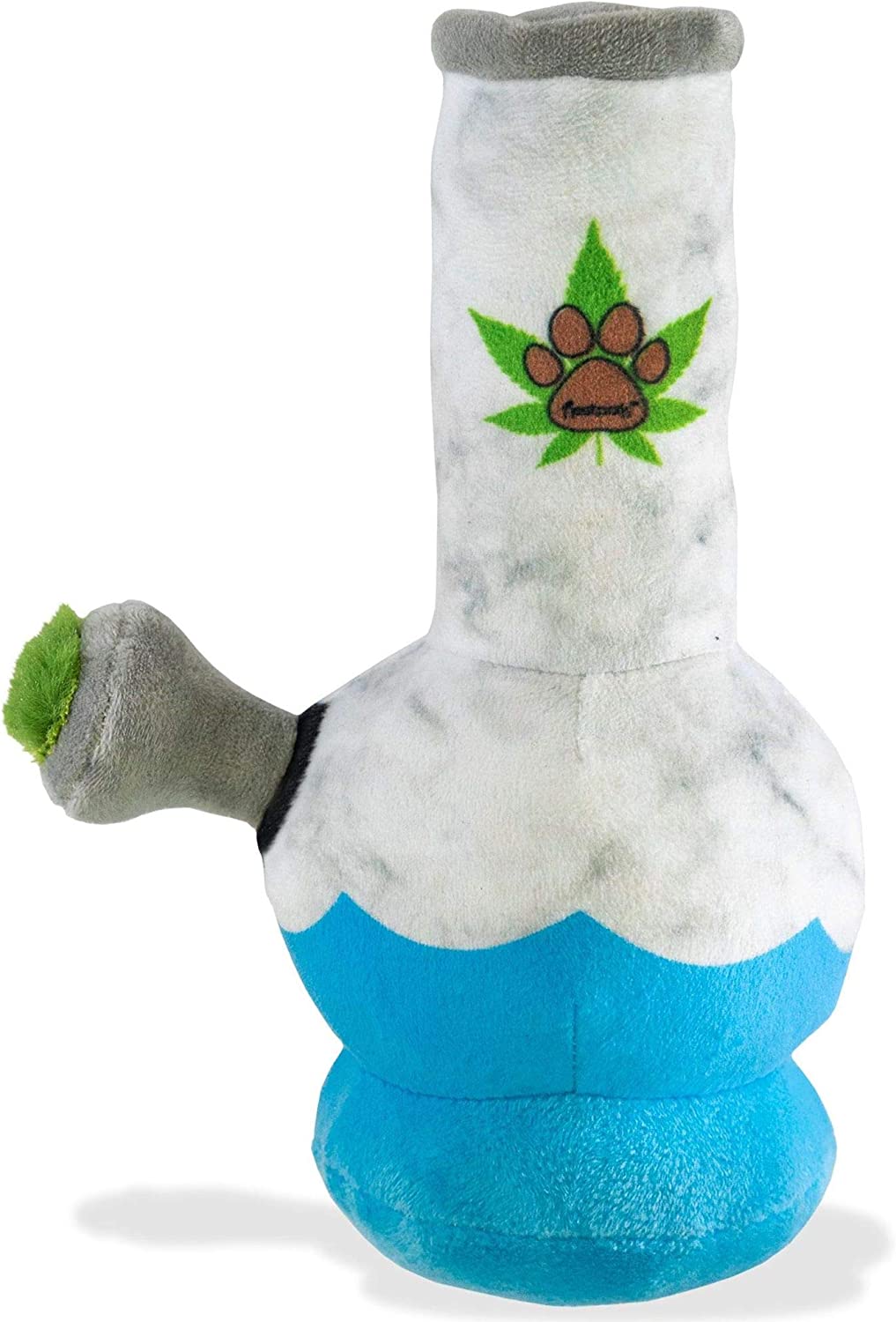 Nestpark Puppy Chiefer 3000 - Funny Dog Toys - Plush Squeaky Weed Dog Toy for Medium, Small and Large - Cute Dog Gifts for Dog Birthday - Cool Stuffed Dog Toys