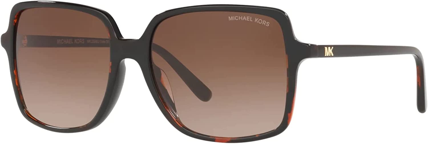 Michael Kors MK2098U 378113 Brown Tortoise Isle Of Palms Square Sunglasses Lens, Db127.18 New New Tort, 56/17/140