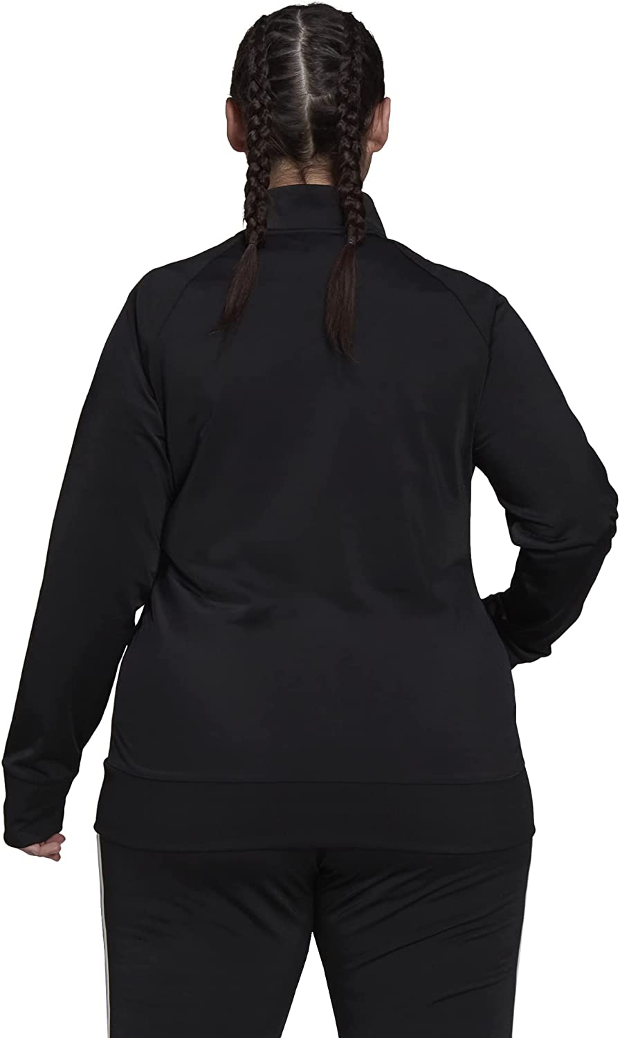 adidas Women's Essentials Warm-Up Slim 3-Stripes Track Top