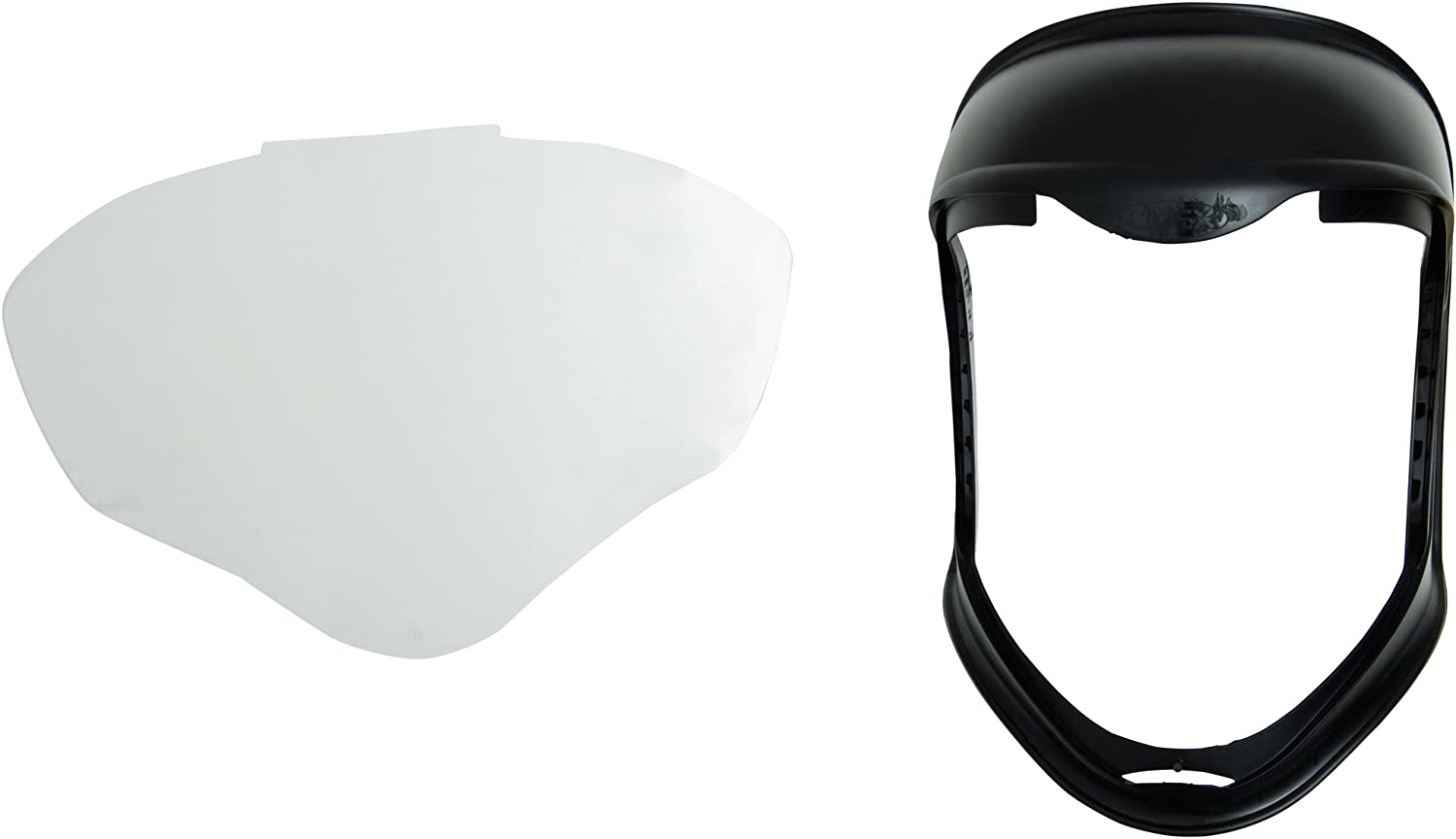 Uvex Bionic Face Shield with Clear Polycarbonate Visor and Anti-Fog/Hard Coat (S8510)