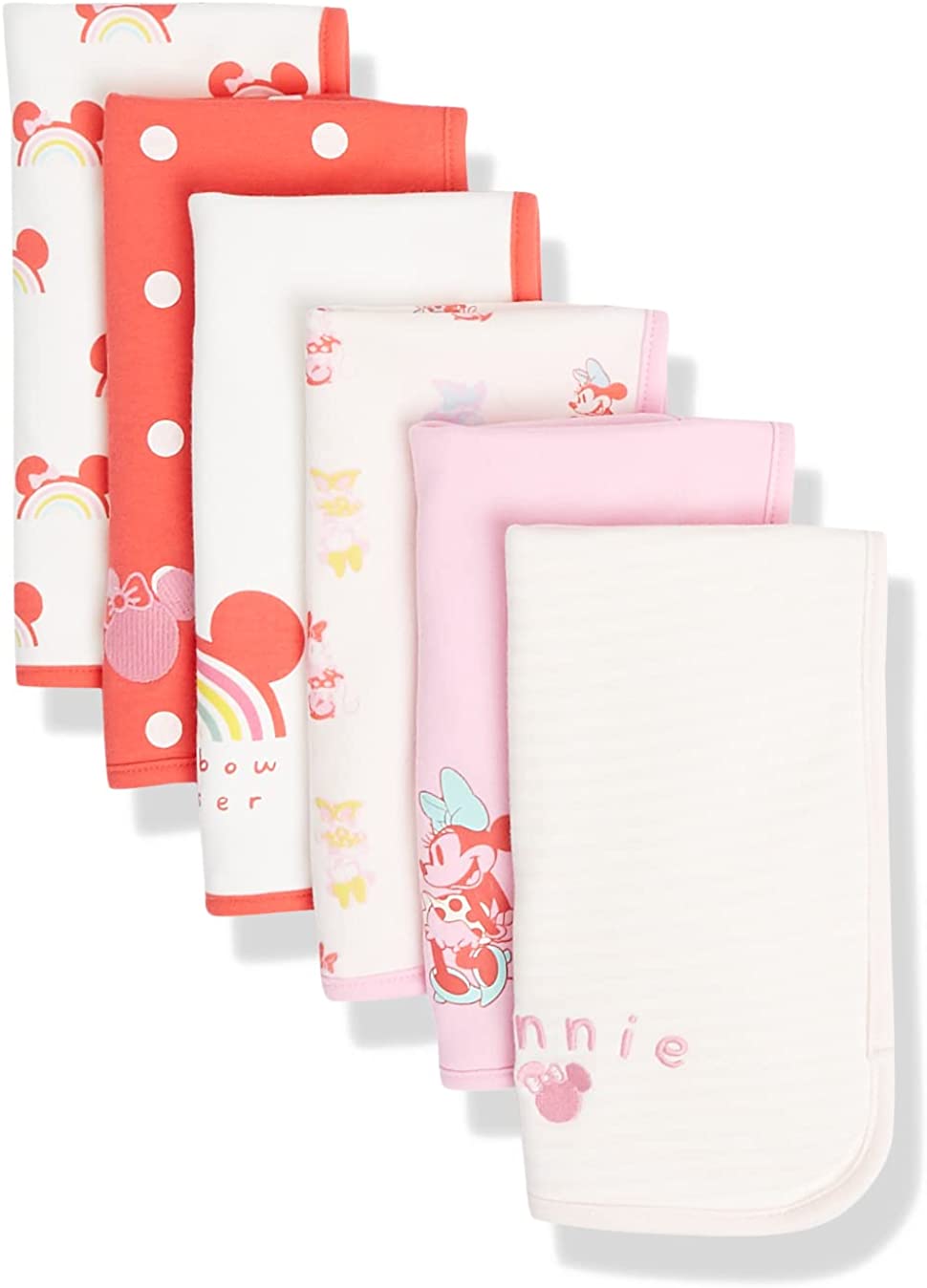 Argos Essentials Disney | Star Wars | Princess Baby Girls' Burp Cloths, Pack of 6