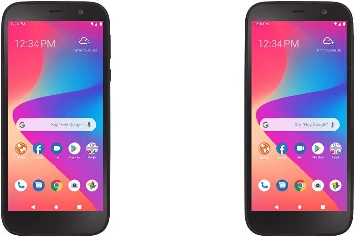 Total by Verizon BLU View 2, 32GB, Black - Prepaid Smartphone (Locked)